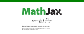 mathjax.org Screenshot
