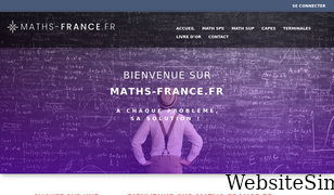 maths-france.fr Screenshot