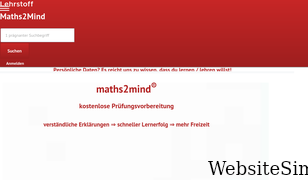 maths2mind.com Screenshot