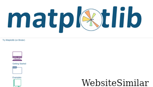 matplotlib.org Screenshot