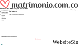 matrimonio.com.co Screenshot