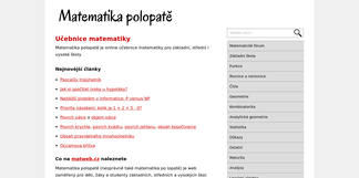 matweb.cz Screenshot