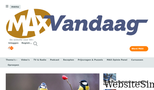 maxvandaag.nl Screenshot