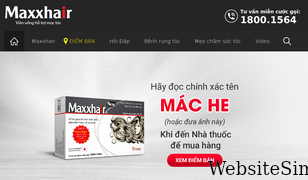 maxxhair.vn Screenshot