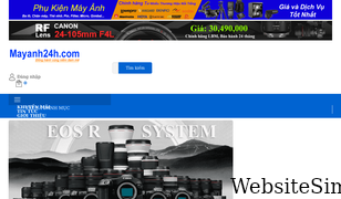 mayanh24h.com Screenshot