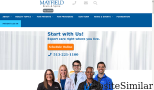 mayfieldclinic.com Screenshot
