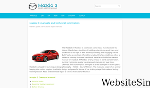 mazda3tech.com Screenshot