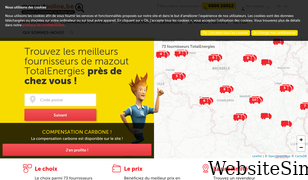 mazout-on-line.be Screenshot