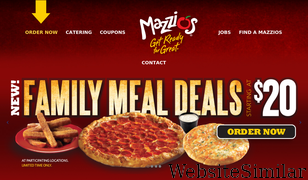 mazzios.com Screenshot