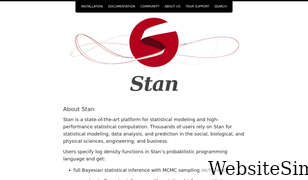 mc-stan.org Screenshot