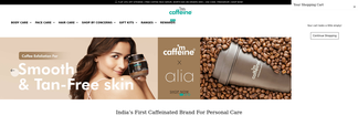 mcaffeine.com Screenshot