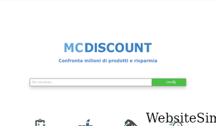 mcdiscount.it Screenshot