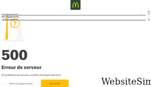 mcdonalds.fr Screenshot