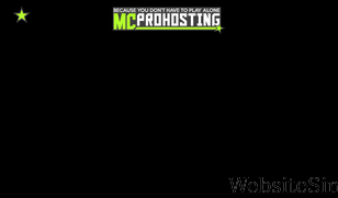 mcprohosting.com Screenshot