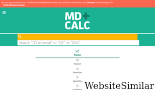mdcalc.com Screenshot