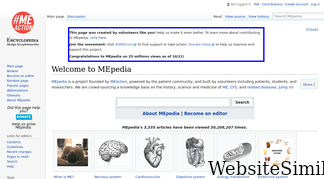 me-pedia.org Screenshot