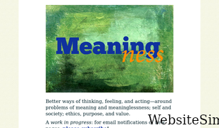 meaningness.com Screenshot