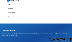 mechamath.com Screenshot