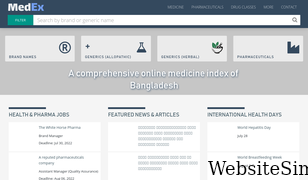 medex.com.bd Screenshot