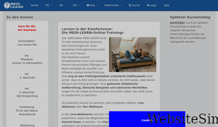medi-learn-kurse.de Screenshot