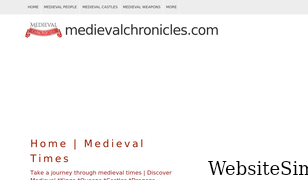 medievalchronicles.com Screenshot