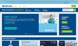 medtronicacademy.com Screenshot