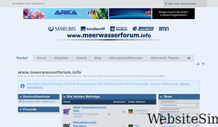 meerwasserforum.info Screenshot