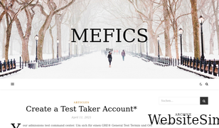 mefics.org Screenshot