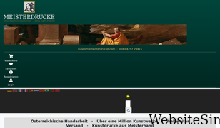 meisterdrucke.com Screenshot