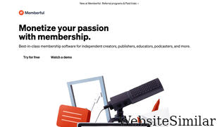 memberful.com Screenshot