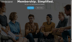 memberplanet.com Screenshot