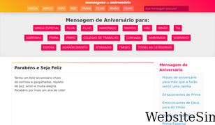 mensagemaniversario.com.br Screenshot