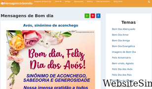 mensagensdebomdia.com.br Screenshot