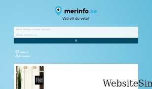 merinfo.se Screenshot