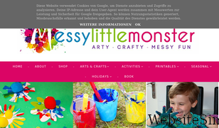 messylittlemonster.com Screenshot