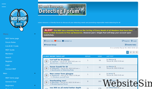 metaldetectingforum.co.uk Screenshot