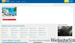 meteo-tunisie.net Screenshot