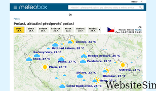 meteobox.cz Screenshot