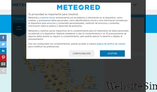 meteored.mx Screenshot