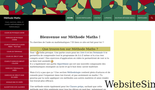 methodemaths.fr Screenshot