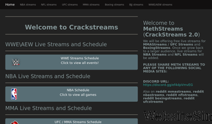 methstreams.com Screenshot