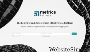 metricsthatmatter.com Screenshot