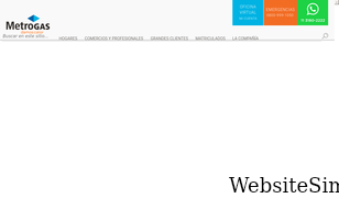 metrogas.com.ar Screenshot