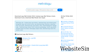 metrolagu.site Screenshot