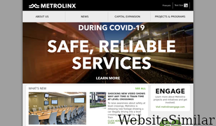 metrolinx.com Screenshot
