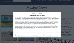 mexiconewsdaily.com Screenshot