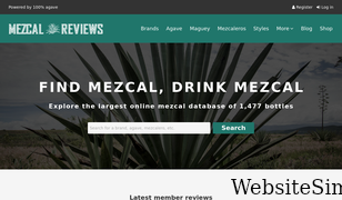 mezcalreviews.com Screenshot