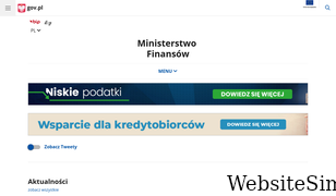 mf.gov.pl Screenshot
