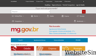 mg.gov.br Screenshot