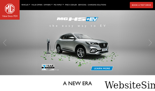 mgmotor.com.au Screenshot
